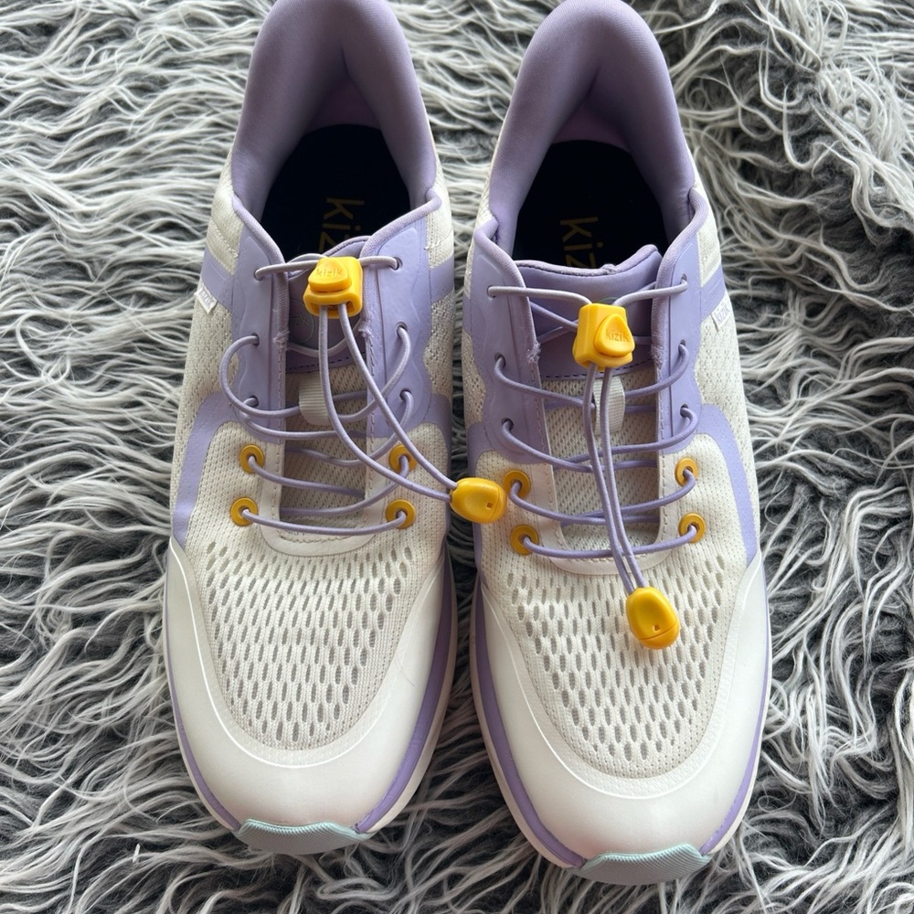 Kizik London Pristine Pastel Lilac Womens 11.5 Sneaker Hands Free Slip On